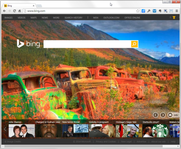 Bing-Homepage