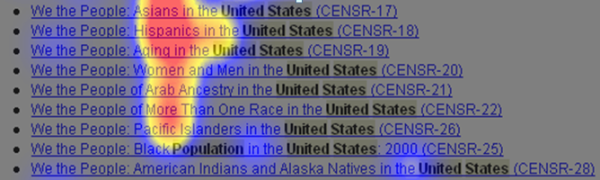 Hyperlinks von Census.gov
