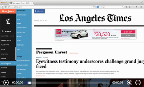 Diagonales Problem bei der LA Times