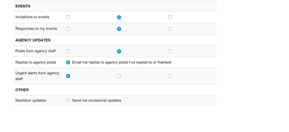 redesigntes Formular von Nextdoor.com