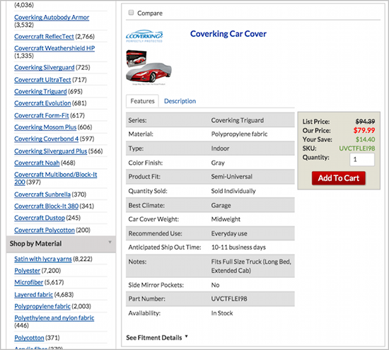 Screenshot Usautoparts.net